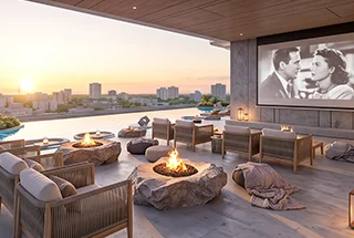 Open Air Movie Lounge